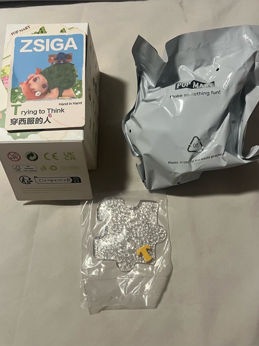POP Mart Hand in Hand Zsiga figure